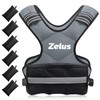 ZELUS Weighted Vest for Men and Women, Adjustable Body Weight