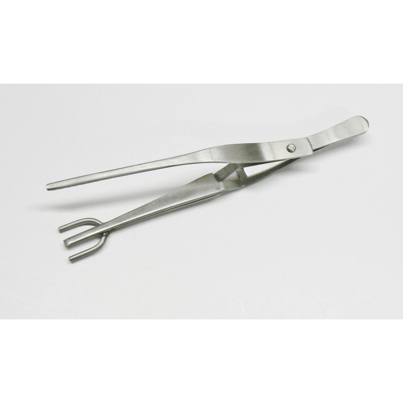 Half-Shank Tweezer Jewelry Soldering Tweezers for Rings Stainless Steel 6-1/2”