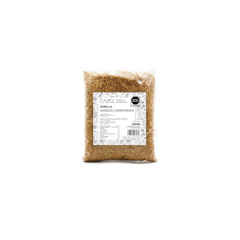 Ajonjolí Garapiñado Natural Artesanal 500g