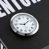 2-1/8 Inch (55 mm) Quartz Clock Insert, Zinc-Alloy Metal Case,