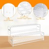 96-Slots Pen Display Stand,2-Tier Acrylic Pen Holder for Craft Shows,12mm