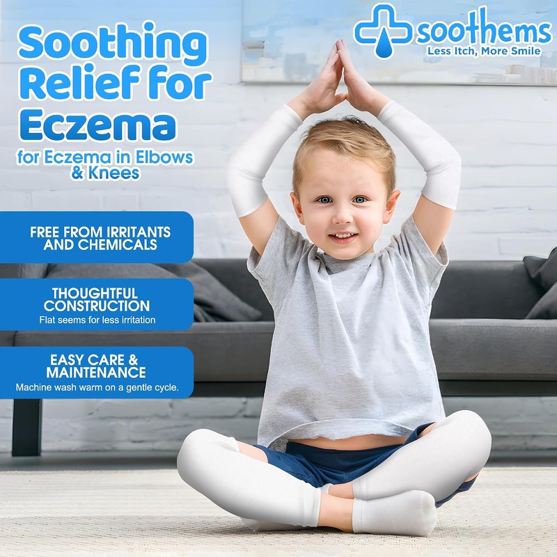 Eczema Psoriasis - Mangas para brazos y rodillas para niños