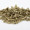 CONPHERON Brass Self-Tapping Screws Round Head Tapping Screws Round Head
