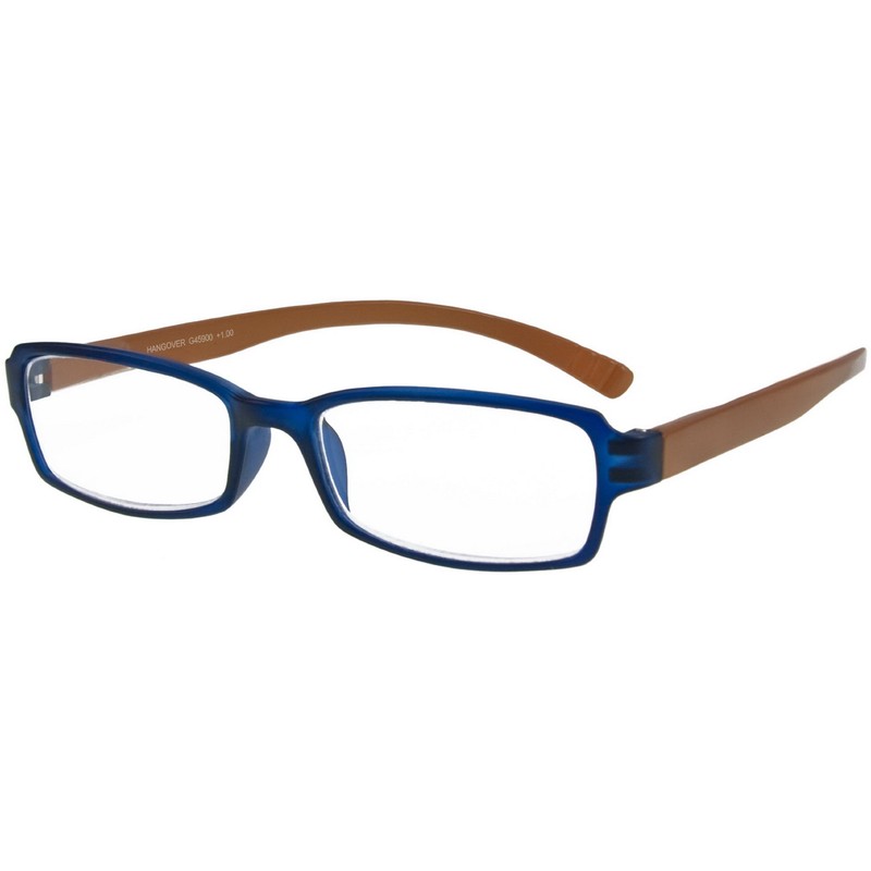 I NEED YOU Lesebrille Hangover / +1.50 Dioptrien/Blau-Braun, 1er Pack