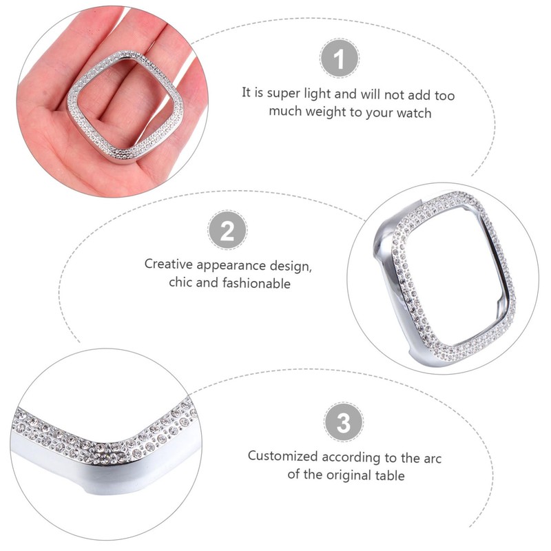 Tofficu Watch Frame Protection Case for Dual Row Lightweight Fashionable