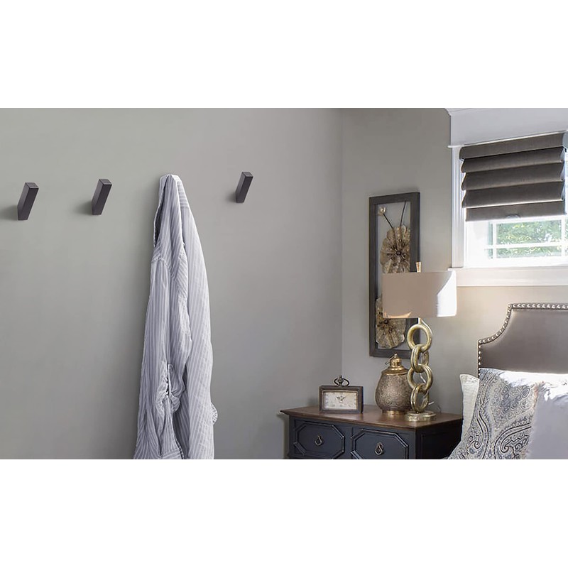 NINETREX Black Towel Hook SUS 304 Stainless Steel Modern Matte