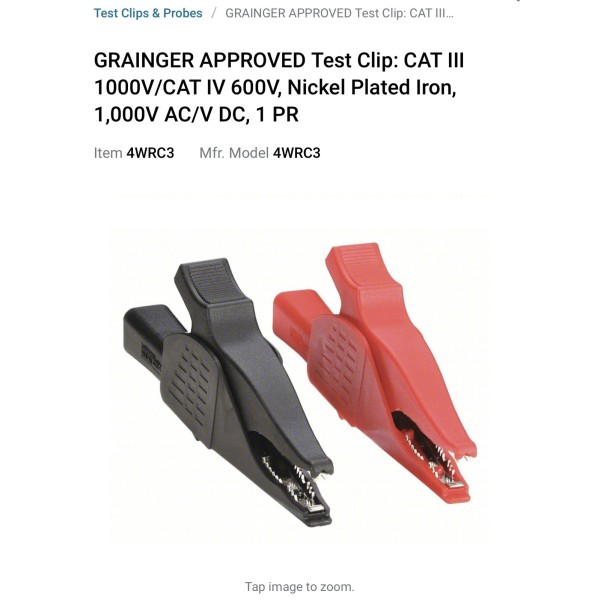Unbranded Large Alligator Clip Set