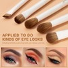 Jessup Set de 14 Brochas para Maquillaje Veganas para Rostro