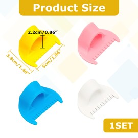 4pcs Edge Stitch Lock & Sewing Gauge,Sewing Tools and Gadgets,Sewing Guides for Sewing Straight,Edge Sewing Tool,Quilting Stitching Aids for Beginners for Straight & Curved Seams Machine Sewing