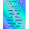 Graduate, Graduation Gifts, Graduation Affirmation Posters, Student Affirmations
