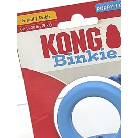 KONG Puppy Binkie SMALL Treat Stuffable Teething Dog Chew Toy - Choose Color 5"  - Blue