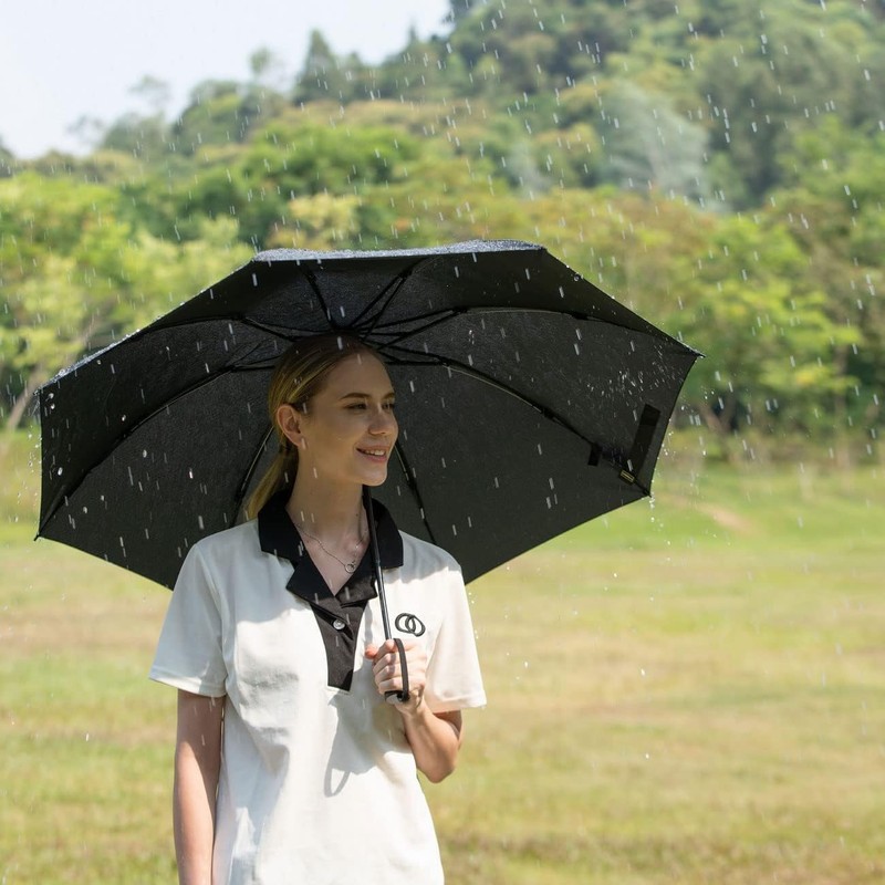 LANBRELLA Umbrella Reverse Travel Umbrella Windproof Compact Folding - C2.1