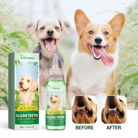 Yegbong Pet Fresh Breath Clean Teeth Gel Dog And Cat Teeth Clean To Remove Bad Breath Care