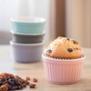 KADAX Soufflé Moulds Set, 3 Pieces, Diameter 9 cm, Crème