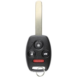 KeylessOption Keyless Entry Remote Control Uncut Car Ignition Key Fob Replacement for OUCG8D-380H-A