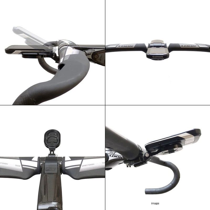 [レックマウント]Type29 ガーミン コンボ マウント LOOK AERO STEM 用 (695/795, 下部アダプター付)【290-GM+GP】