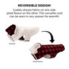 Furhaven Reversible XS Dog Coat, Washable & Insulating w/ Leash