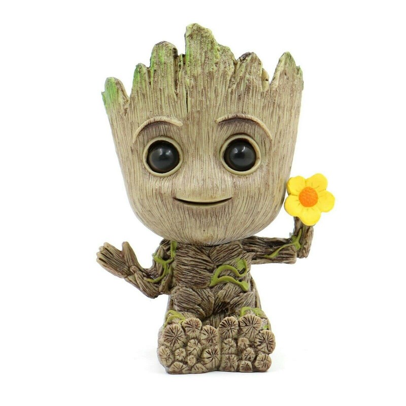 ZEshops Mini Groot Figurine Miniature Model Home Accessories Decompression Artefact