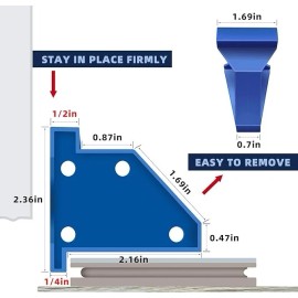 Unbranded Paquete de 40 espaciadores para pisos, kit de instalación para pisos laminados.