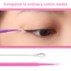 Pack of 400 Disposable Micro Brushes Eyelash Extensions, Micro Applicators
