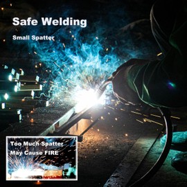 Harukiku Flux Core Welding Wire,Mild Steel E71T-GS .030 Inch Low Splatter Gasless Mig Welding Wire,1KG(2.2LB) Spool