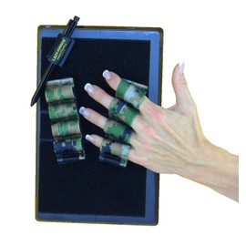 LAZY-HANDS Heavy-Duty 4-Loop Grips (x2 Grips) for MS Surface with Stylus Grip - FITS Most - Camouflage