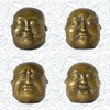 Addune Buddha Head Statue Four Faces Pleasure Anger Sorrow Joy