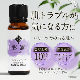 Orlando Niacinamide Serum, 0.7 fl oz (20 ml), Colorful Droplet, Unprocessed Solution, Made in Japan, Vitamin B3, Skin Care, Pore Care, Moisturizing