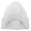 Nayt Men's Acrylic Beanie Cap with Bill (White)