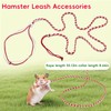 Guinea Pig Bed Rabbit Hideout Cozy Hamster Cave Leash Accessories