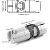 Universal 18-25MM O.D. Hand Shower Rail Head Slider Clamp Holder,