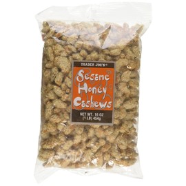 Trader Joe's Sesame Honey Cashews 16 oz, 1 Lb.