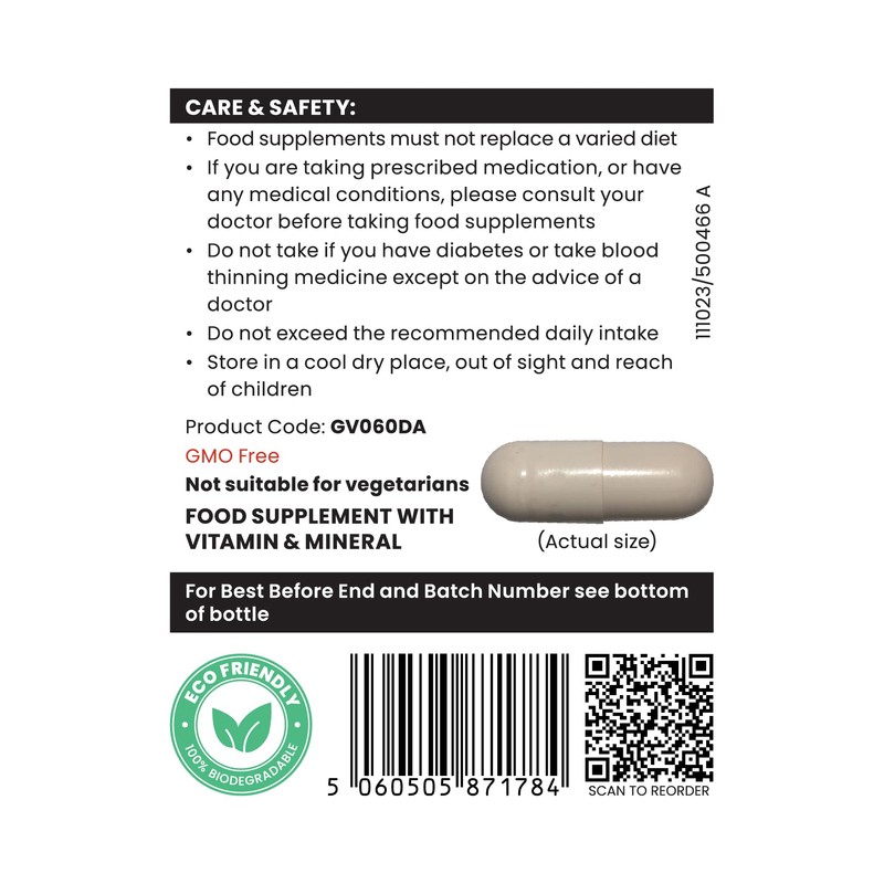 Glucosamine & Chondroitin: 120 Capsules - Supplement with High Strength