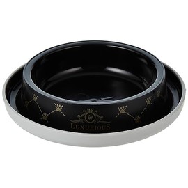 Moderna Products Plato para Gato -Trendy Dinner Luxurious Pet Negro Chico 210 ml