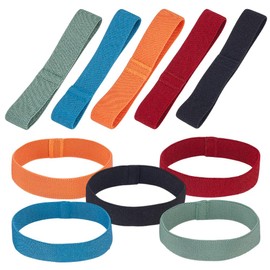 AHANDMAKER 10 Stück 5 Farben Box Band Gurte Bento Box Elastische Gummibänder Gürtel Verstellbare Mittagessen Befestigung Ersatz Für Bürobedarf Aktenordner Klassenzimmer Picknick