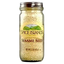 Spice Islands Whole White Sesame Seeds, 2.2 oz. (Pack of 6)