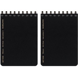 Kokuyo Memo Soft Ring Business Graph Ruled 70 Sheets 2 Books A7 Black Female - SV477S5-D