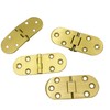 Pair of Brass Flap Hinges Table Folding Flip Top Hinge,Brass