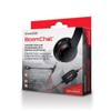 DreamGEAR BOOMCHATTM Audio Cable with Microphone Black/Silver