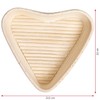 Westmark 3237227B Proofing Basket Set Heart Shape + Cover Wicker