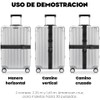 Juego de Correas de Equipaje(Negro)