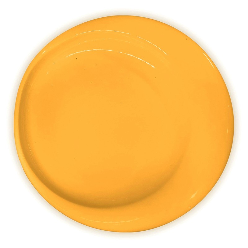 Dignity by Wade Scoop Plate - Yellow