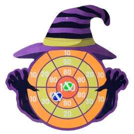 KUPETO Halloween Juguetes Fiesta para Niños y Niñas, Regalos Halloween de Dardos, Tablero de Dardo de Bola Pegajosa, Juego de Interactivo para Interiores y Exteriores Party Decoraciones