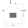 Lashuma Vegetable Kitchen Apron Colourful Bib Apron for Men and
