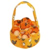 Egg Gathering Basket - Fabric Fruit Holder with 7 Pouches