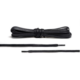 Premium Flat Waxed Cotton Boot Laces - Cobbler's Choice Shoe Laces - Durable and Beautiful!