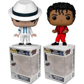 Funko Pop Michael Jackson + Protector: Pop! Rocks (Bundled with ToyBop Box Protector Collector Case) (Set of 2)