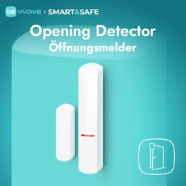 Satel BE Wave Opening Detector AXD-200 Lite Smart Home Window and Door Contact with Magnet, Wireless Range up to 1300 m