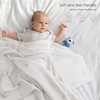 Bearmoss Muslin Swaddle Blankets 3 Pack Cotton Newborn Receiving Blanket,