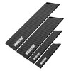Mercer Culinary 4-Piece Set Felt Lined Knife Guard, Black